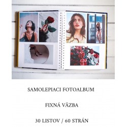 vianočný fotoalbum - jednoduchý dizajn