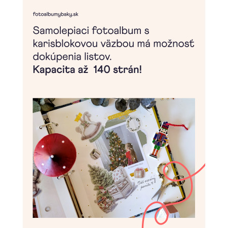 samolepiaci fotoalbum na 500 fotiek